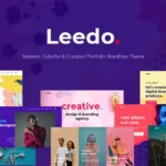 Leedo – Colorful & Creative Portfolio WP Theme