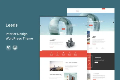 Mua Leeds - Interior Design WordPress Theme giá rẻ