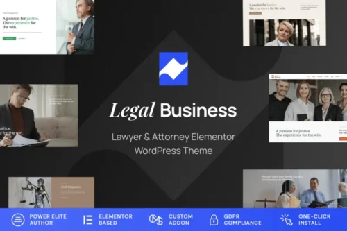 Mua Legal Business - Attorney & Lawyer WordPress Theme giá rẻ