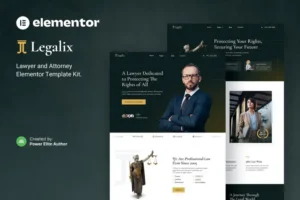 Mua Legalix – Lawyer and Attorney Elementor Template Kit giá rẻ