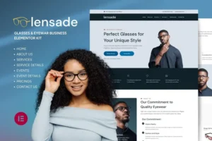 Mua Lensade - Glasses & Eyewear Elementor Template Kit giá rẻ