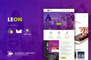 Mua Leon - Responsive Email Template for Startups giá rẻ