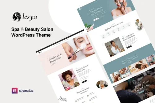 Mua Lesya - Beauty Salon & Spa Massage WordPress Theme giá rẻ