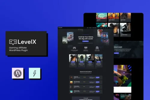 Mua LevelX - Gaming Affiliate WordPress Theme giá rẻ