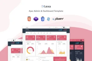 Mua Lexa - Ajax Admin & Dashboard Template giá rẻ