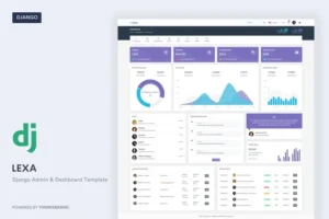 Mua Lexa - Django Admin & Dashboard Template giá rẻ