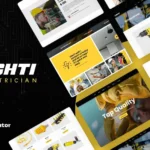 Lighti – Electrician Elementor Pro Template Kit