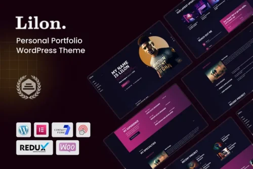 Mua Lilon – Personal Portfolio WordPress Theme giá rẻ