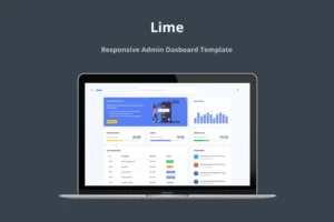 Mua Lime - Responsive Admin Dashboard Template giá rẻ