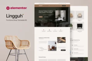 Mua Lingguh - Furniture Ecommerce Elementor Template Kit giá rẻ
