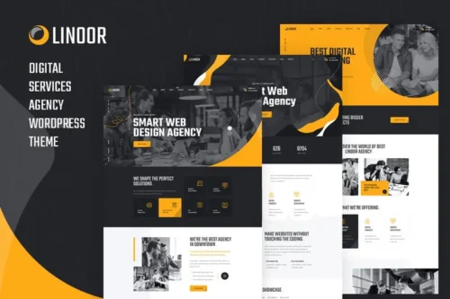 Mua Linoor - Digital Agency Services WordPress Theme giá rẻ