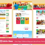 Little Ones – One Page Children/Daycare WordPress