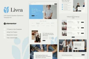 Mua Livea - Life Coach & Speaker Elementor Template Kit giá rẻ