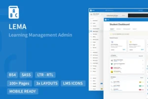 Mua LMS Dashboard Template giá rẻ