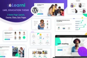 Mua LMS, Online Courses WordPress Theme - eLearni giá rẻ