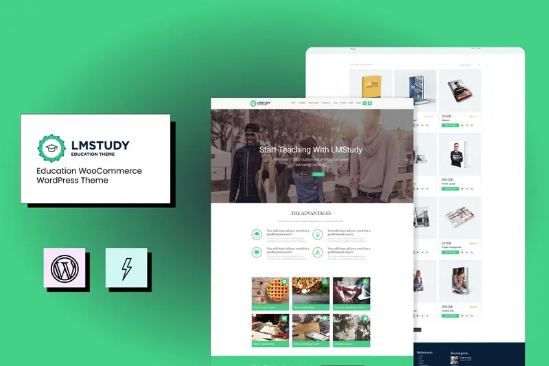 Mua LMStudy - Education LMS WooCommerce Theme giá rẻ