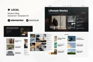 Mua Local - Modern Blog & Magazine Elementor Template Kit giá rẻ