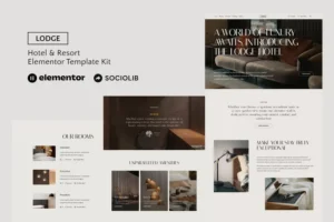 Mua Lodge - Hotel & Resort Elementor Template Kit giá rẻ