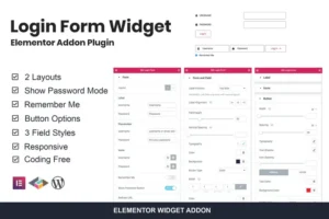 Mua Login Form Widget Elementor Addon Plugin giá rẻ