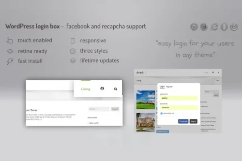 Mua Login lightbox wordpress - easy login / register w giá rẻ