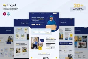 Mua Logist - Logistics And Transport Elementor Pro Template Kit giá rẻ