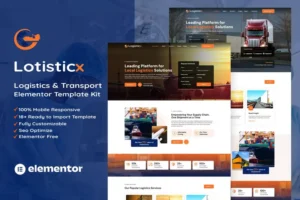 Mua Logisticx - Logistics & Transportation Elementor Template Kit giá rẻ