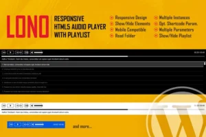 Mua Lono - Responsive HTML5 Audio Player With Playlist giá rẻ