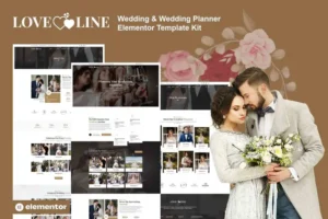 Mua Loveline - Wedding & Wedding Planner Elementor Pro Template Kit giá rẻ