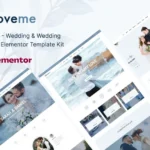 Loveme – Wedding & Wedding Planner Elementor Template Kit
