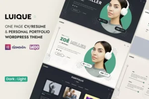 Mua Luique - Personal Portfolio WordPress Theme giá rẻ