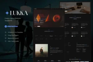 Mua Lukka - Creative Agency Elementor Template Kit giá rẻ