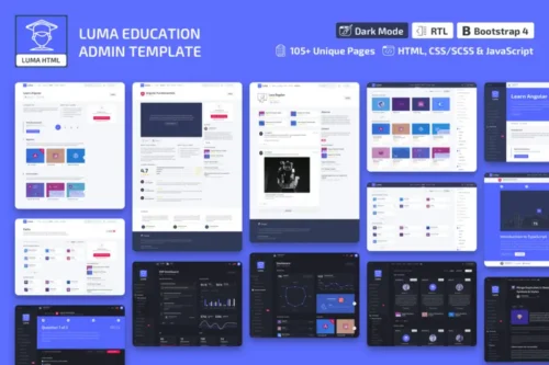 Mua Luma - Education HTML Learning Management System giá rẻ