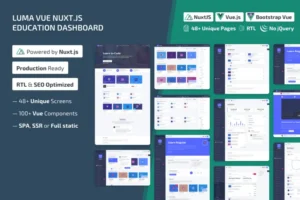 Mua Luma Nuxt - NuxtJS Vue Learning Management System giá rẻ