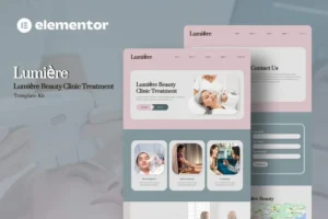 Mua Lumiere - Beauty Clinic Treatment Elementor Template Kit giá rẻ
