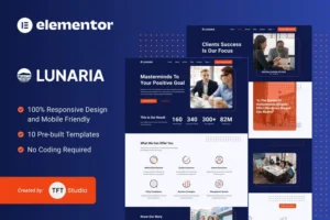 Mua Lunaria - Multipurpose Business Elementor Template Kit giá rẻ