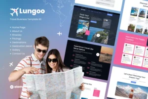Mua Lungoo - Travel Business Elementor Template Kit giá rẻ