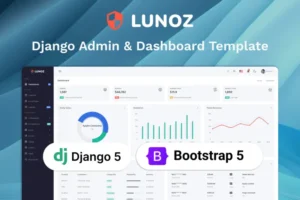 Mua Lunoz - Django 5 Admin & Dashboard Template giá rẻ