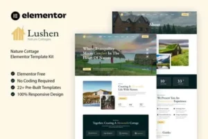 Mua Lushen - Nature Cottage Elementor Template Kit giá rẻ