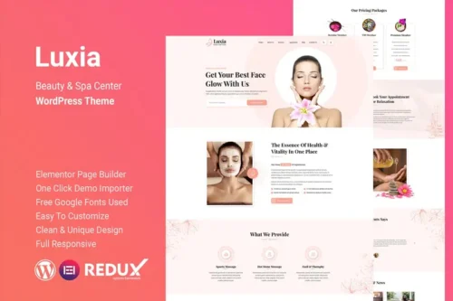 Mua Luxia - Beauty & Spa Center WordPress Theme giá rẻ