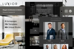 Mua Luxior - Architecture & Interior Elementor Template Kit giá rẻ