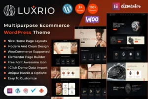Mua Luxrio – eCommerce Jewellery WordPress Theme giá rẻ