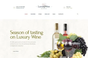 Mua Luxury Wine | Liquor Store & Vineyard WP Theme giá rẻ