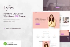 Mua Lyfes – Feminine Life Coach & Speaker WP Theme giá rẻ