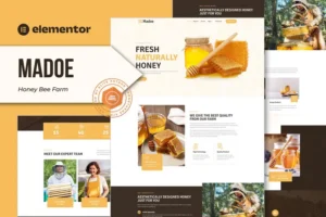 Mua Madoe - Honey Bee Farm Elementor Template Kit giá rẻ