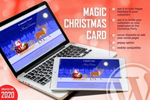 Mua Magic Christmas Card With Animation - WP Plugin giá rẻ