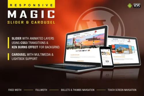 Mua Magic Responsive Slider and Carousel - WP Plugin giá rẻ