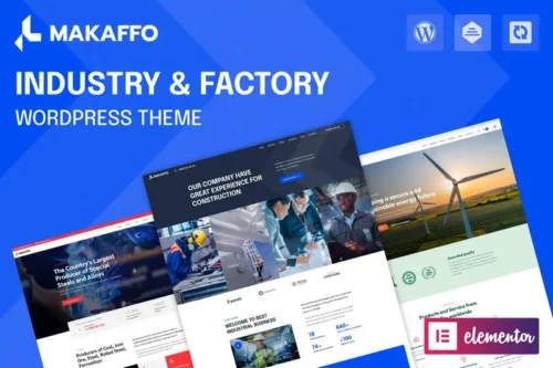 Mua Makaffo | Industry & Factory WordPress Theme giá rẻ