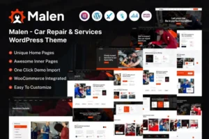 Mua Malen - Car Service & Repair WordPress Theme giá rẻ