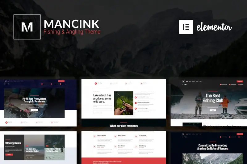 Mua Mancink - Fishing & Angling WordPress Theme giá rẻ