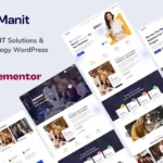 Manit – IT Solutions & Technology WordPress Theme